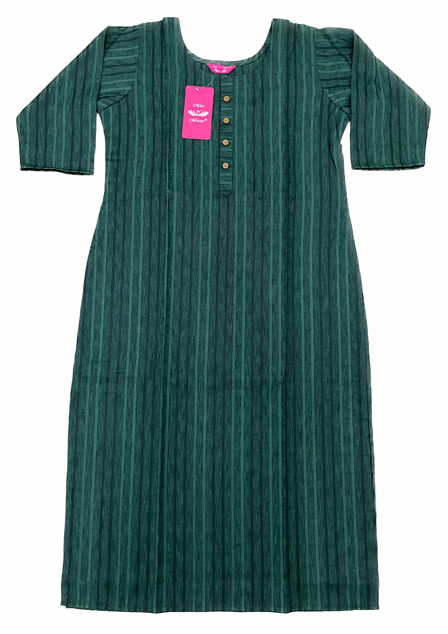 Emerald Green Self-Design Kurta