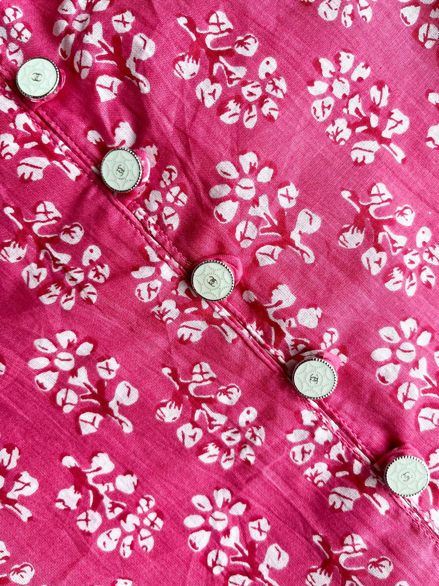 Strawberry Pink Floral Print Straight Kurta